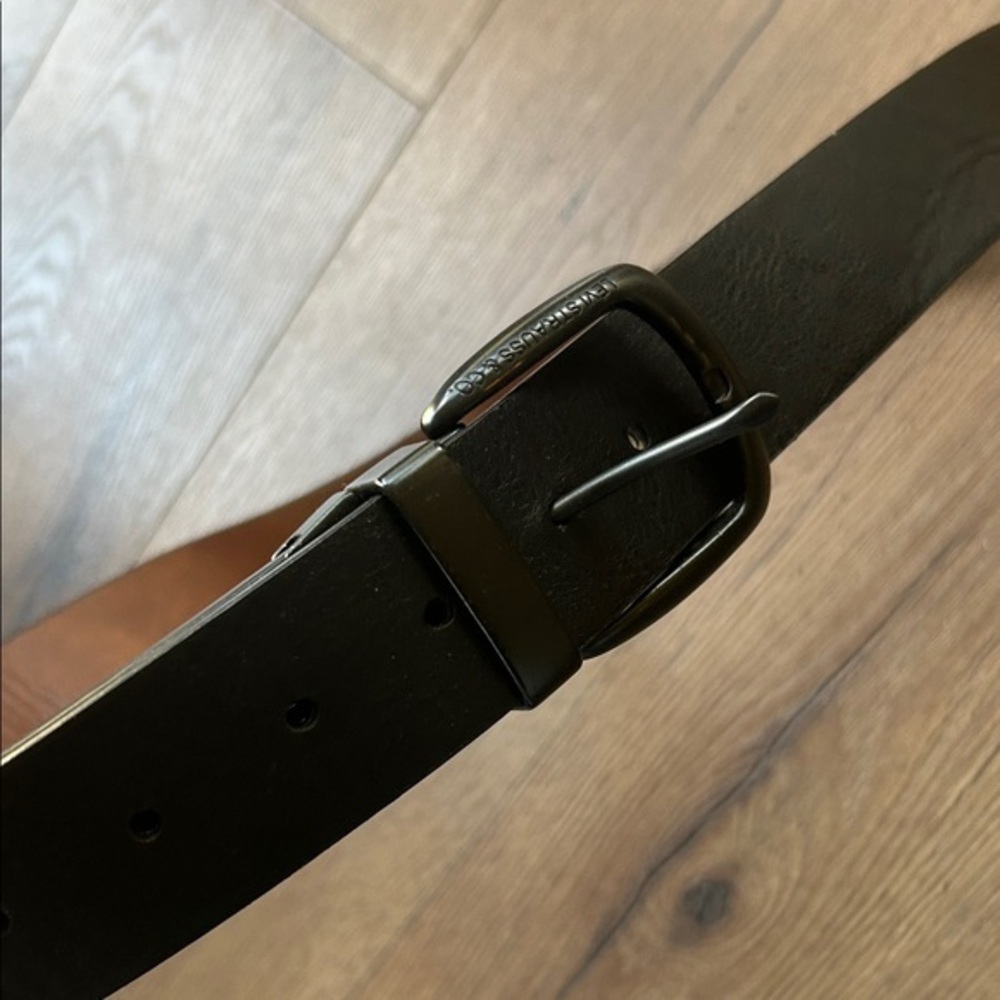 Levi's Black Leather Belt Bag ! 42-44 XL
